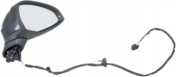 Audi A4 B9 Right Mirror UM192 Brilliant Black LY9B image 2