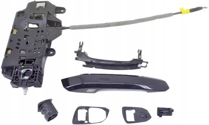 Audi A4 B9 Door Handle Right Rear Brilliant Black UM156 image 2