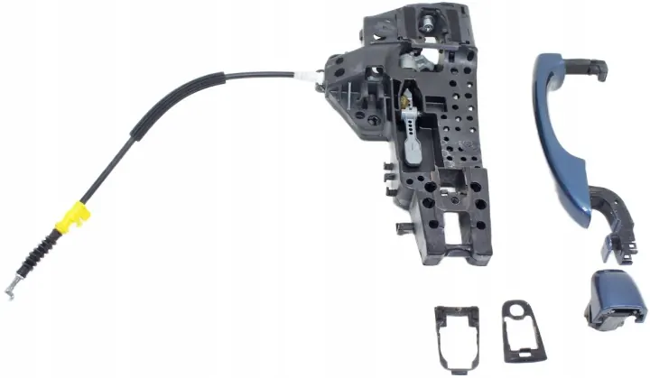 Audi Q3 Door Handle Right Rear Blue OEM UP231 image 2