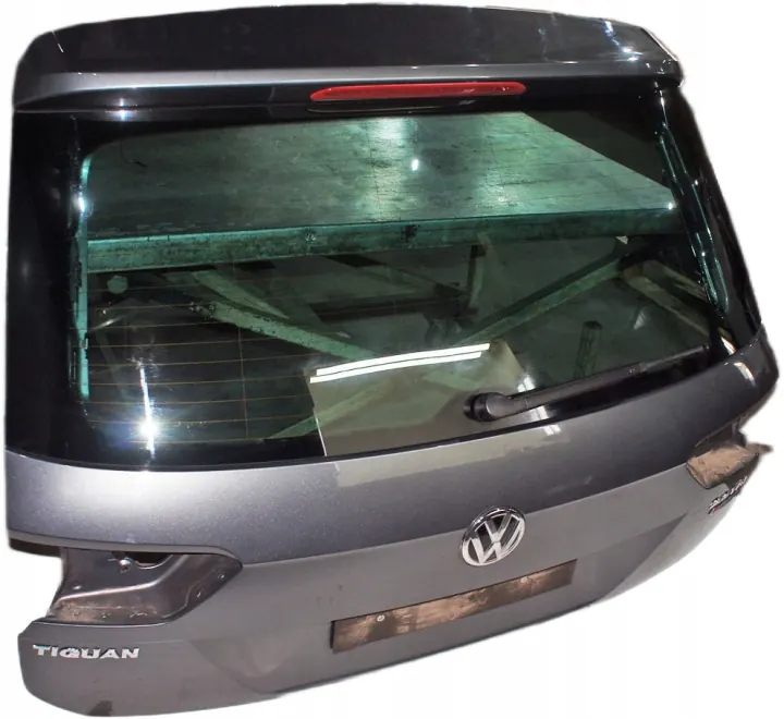 VW Tiguan II Tailgate Indium Grey Metallic OEM UY284 image 2