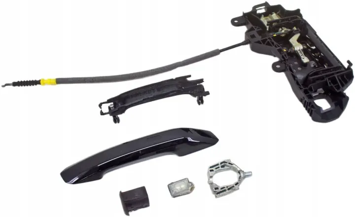 Audi A4 B9 Door Handle Right Front UM128 Brilliant Black image 2