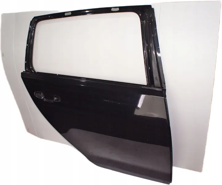 VW Golf VII Rear Right Door UU345 - Deep Black Pearl image 2