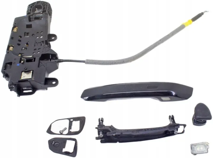 Audi A4 B9 Door Handle Left Rear Brilliant Black UM157 image 2