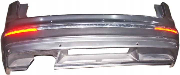 Volkswagen Tiguan II Rear Bumper Cover UY360 Indium Grey image 2
